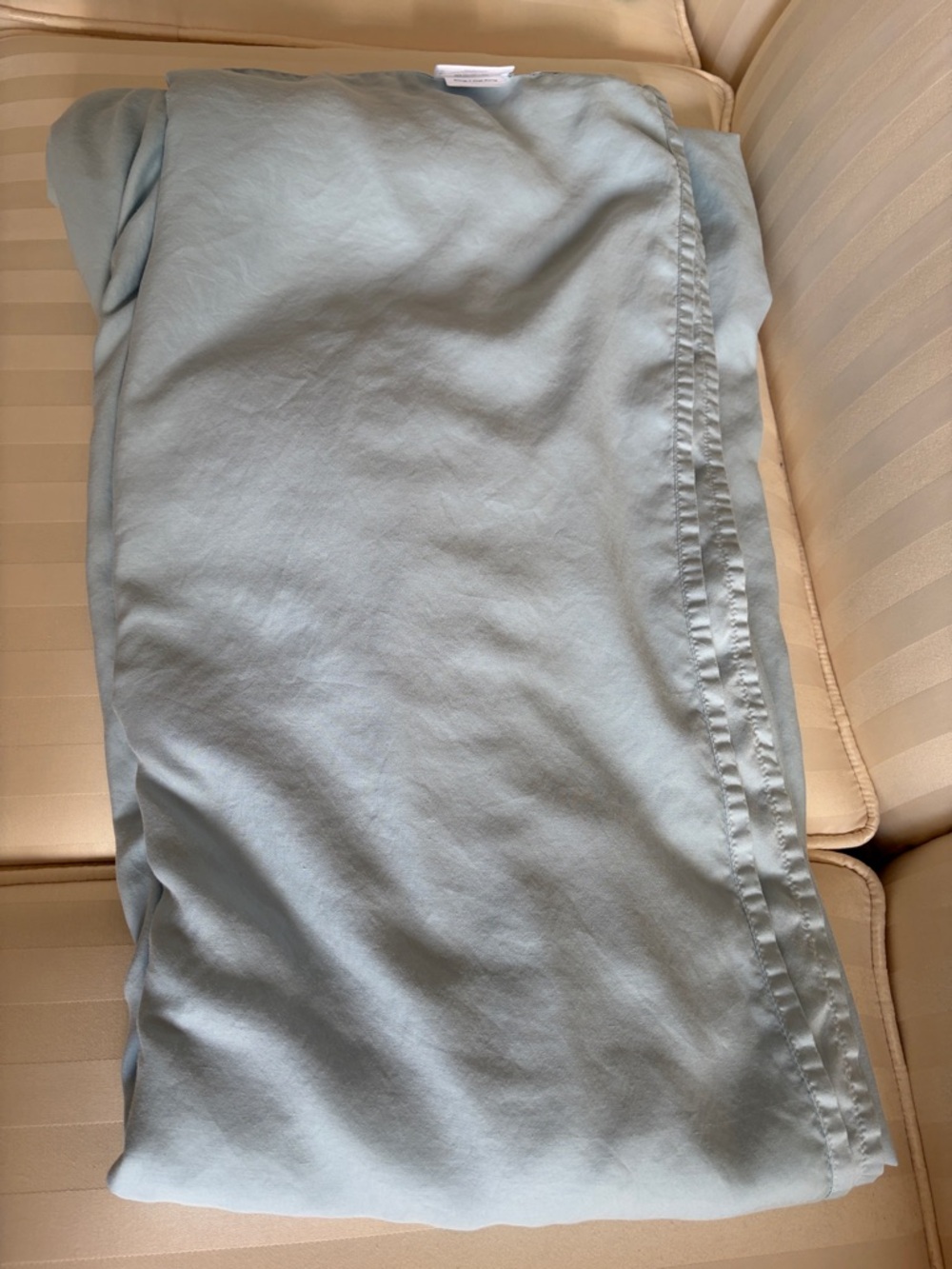 Ettitude Soft Blue California King Flat Sheet